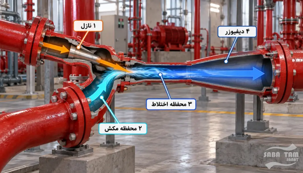 اجکتور پمپ آتش نشانی